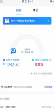 分期乐提额5000但是借不出来