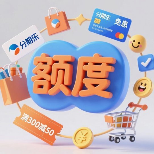 分期乐里面的购物额度怎么套出来